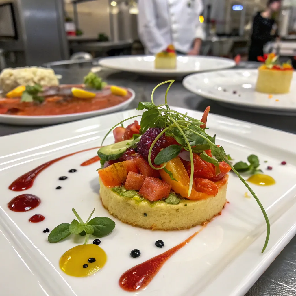 John Doe's exquisite dish at MORLANIX Culinary School